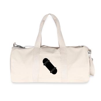 Skateboard - Sac de sport en toile recyclée Stanley/Stella - blanc naturel - Devant