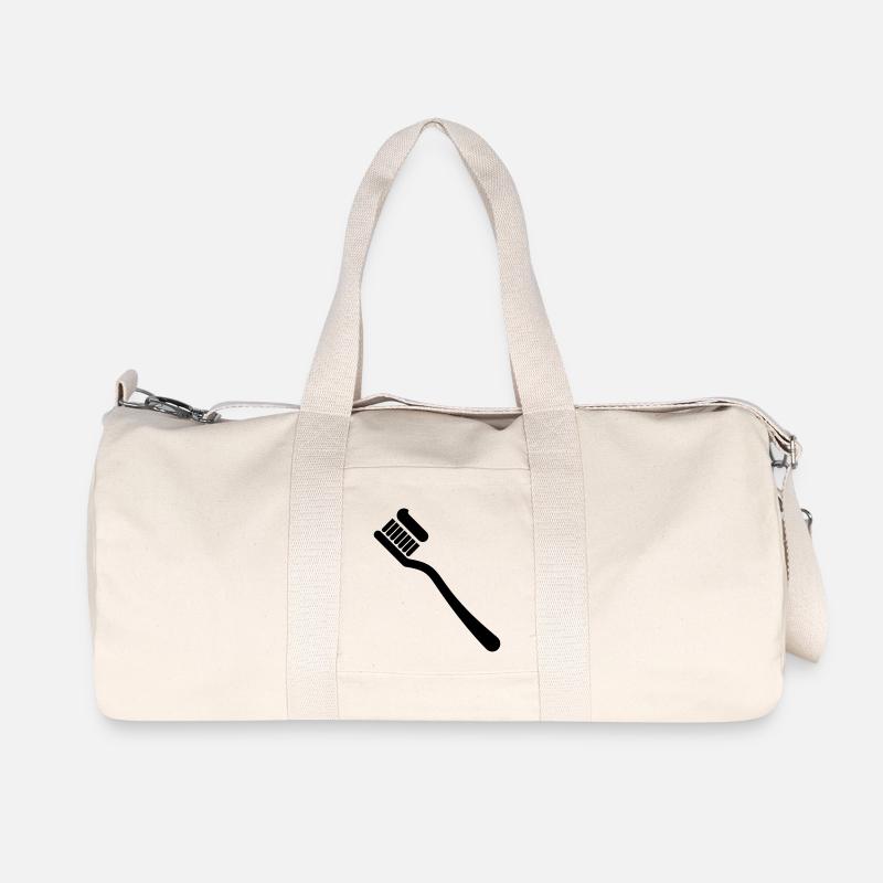 Zahnbürste - Recycelte Canvas-Sporttasche von Stanley/Stella - Naturweiß