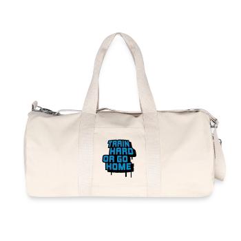train_hard_or_go_home__f2 - Recycled Canvas Sports Bag by Stanley/Stella - natural - Front