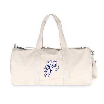 cheval mignon poney poulain cheval fille cheveux longs - Sac de sport en toile recyclée Stanley/Stella - blanc naturel - Devant