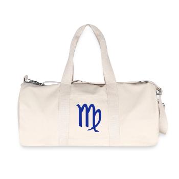 Vierge glyphes signes du zodiaque symbole - Sac de sport en toile recyclée Stanley/Stella - blanc naturel - Devant