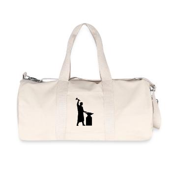 schmied_1c - Recycled Canvas Sports Bag by Stanley/Stella - natural - Front