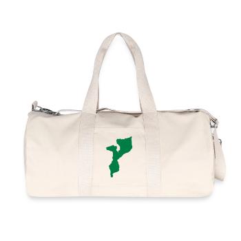 Mozambique - Sac de sport en toile recyclée Stanley/Stella - blanc naturel - Devant