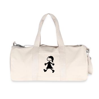 Ragazza - Recycelte Canvas-Sporttasche von Stanley/Stella - Naturweiß - Vorne