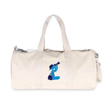 Photographer with camera - Recycled Canvas Sports Bag by Stanley/Stella - natural - Front