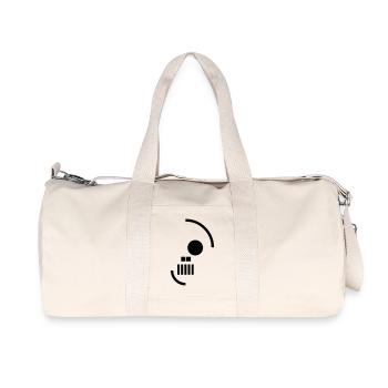 Skull - Recycelte Canvas-Sporttasche von Stanley/Stella - Naturweiß - Vorne