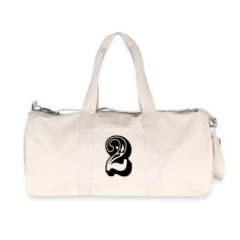 2 - Recycled Canvas Sports Bag by Stanley/Stella - natural - Front