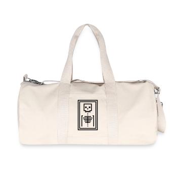 Knochen - Recycelte Canvas-Sporttasche von Stanley/Stella - Naturweiß - Vorne