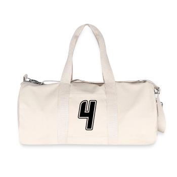 Number 4 - Recycled Canvas Sports Bag by Stanley/Stella - natural - Front