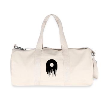Schallplatte - Recycelte Canvas-Sporttasche von Stanley/Stella - Naturweiß - Vorne