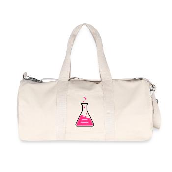 profession chimique_2_g1p - Sac de sport en toile recyclée Stanley/Stella - blanc naturel - Devant