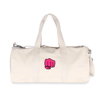 Faust - Recycelte Canvas-Sporttasche von Stanley/Stella - Naturweiß - Vorne