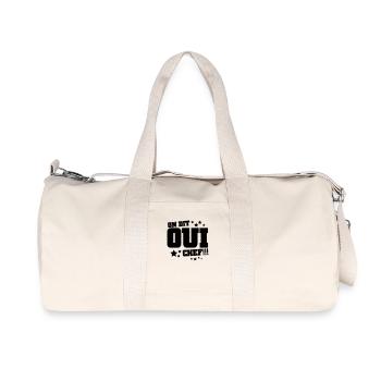 On dit oui chef - Sac de sport en toile recyclée Stanley/Stella - blanc naturel - Devant