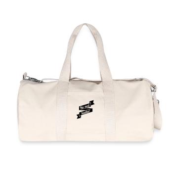 No ned hudla! - Recycelte Canvas-Sporttasche von Stanley/Stella - Naturweiß - Vorne