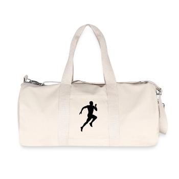 running - Sac de sport en toile recyclée Stanley/Stella - blanc naturel - Devant