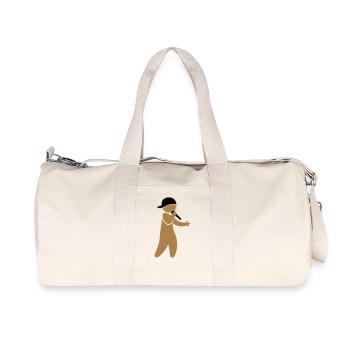 Hiphop Rapper (2c)++2013 - Recycled Canvas Sports Bag by Stanley/Stella - natural - Front