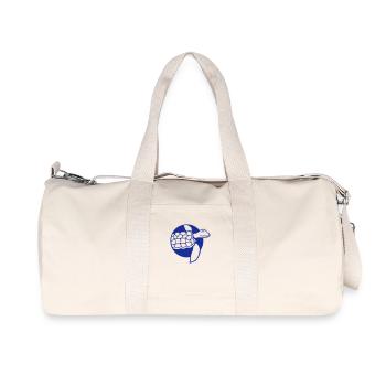 Tortue d’eau mignonne mignonne nageant joyeusement - Sac de sport en toile recyclée Stanley/Stella - blanc naturel - Devant