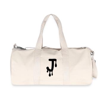 j_comic_graffiti - Recycled Canvas Sports Bag by Stanley/Stella - natural - Front