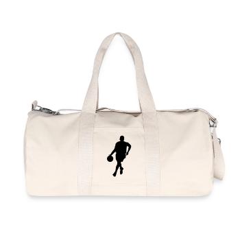 Basketball - Recycled Canvas Sports Bag by Stanley/Stella - natural - Front
