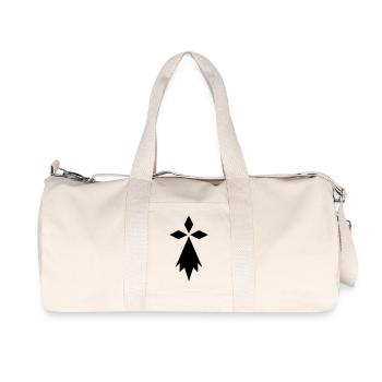 Hermine Britain flag - Recycled Canvas Sports Bag by Stanley/Stella - natural - Front