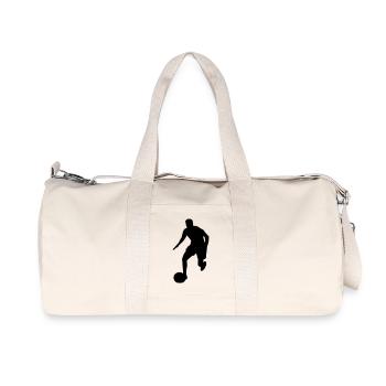 Football Player - Recycelte Canvas-Sporttasche von Stanley/Stella - Naturweiß - Vorne
