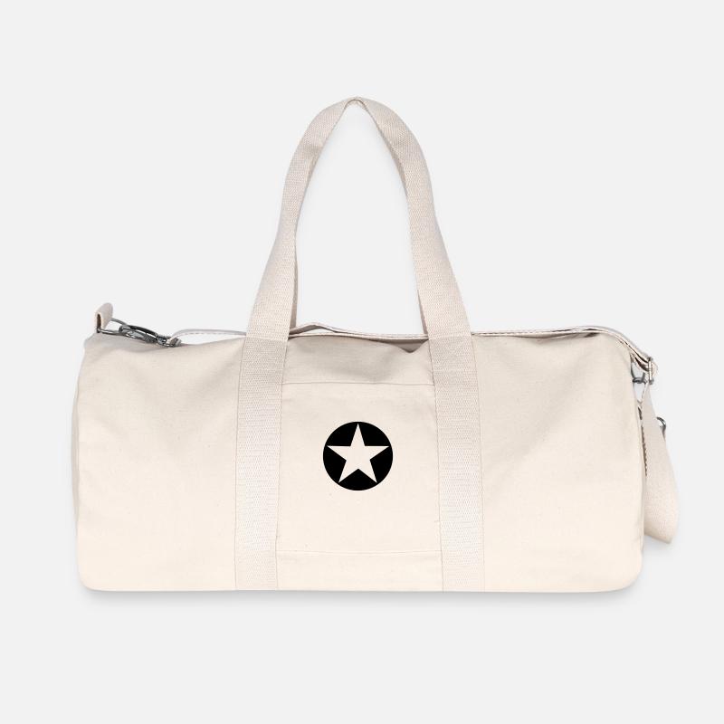 Stern - Recycelte Canvas-Sporttasche von Stanley/Stella - Naturweiß