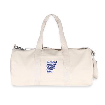 Die Indianer von Cleveland T-Shirt - Recycelte Canvas-Sporttasche von Stanley/Stella - Naturweiß - Vorne