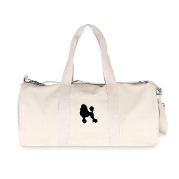 Poodle dog - Recycled Canvas Sports Bag by Stanley/Stella - natural - Front