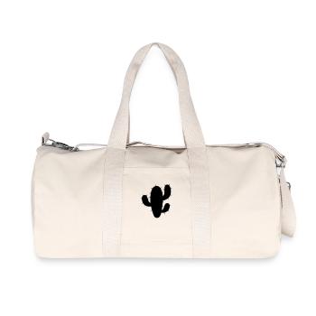 Kaktus - Recycelte Canvas-Sporttasche von Stanley/Stella - Naturweiß - Vorne