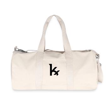 Le 'K' barré - Un caractère Breton ! - Sac de sport en toile recyclée Stanley/Stella - blanc naturel - Devant
