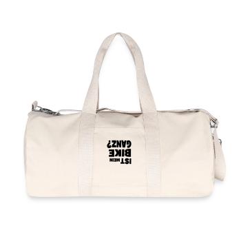 Bike - Recycelte Canvas-Sporttasche von Stanley/Stella - Naturweiß - Vorne