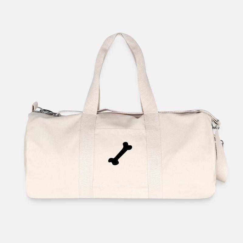 Knochen - Bone - Recycelte Canvas-Sporttasche von Stanley/Stella - Naturweiß