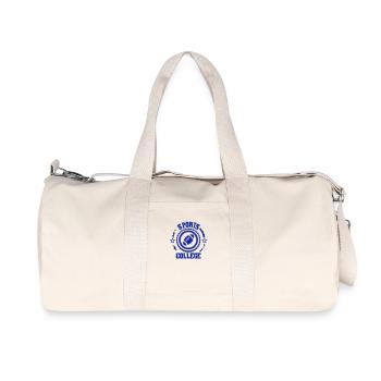 sports college football americain - Sac de sport en toile recyclée Stanley/Stella - blanc naturel - Devant
