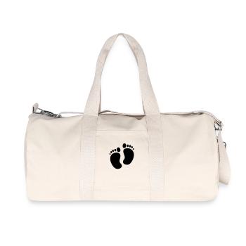 Baby Feet - Recycled Canvas Sports Bag by Stanley/Stella - natural - Front