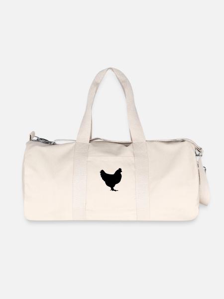 huhn - Recycelte Canvas-Sporttasche von Stanley/Stella - Naturweiß
