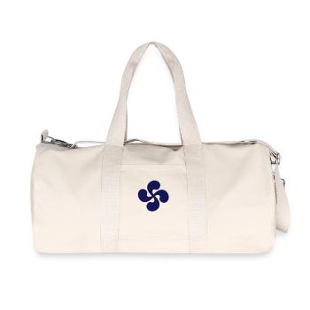 Basque cross pocket - Recycled Canvas Sports Bag by Stanley/Stella - natural - Front