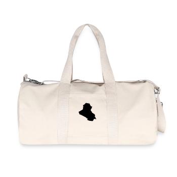 irak - Recycelte Canvas-Sporttasche von Stanley/Stella - Naturweiß - Vorne