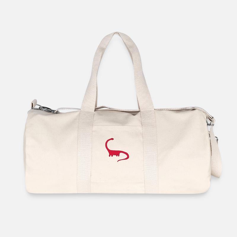 dinosaur - Recycelte Canvas-Sporttasche von Stanley/Stella - Naturweiß