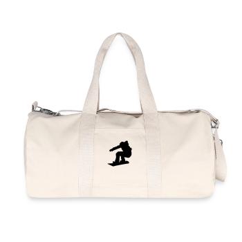 Snowboarder - Recycelte Canvas-Sporttasche von Stanley/Stella - Naturweiß - Vorne