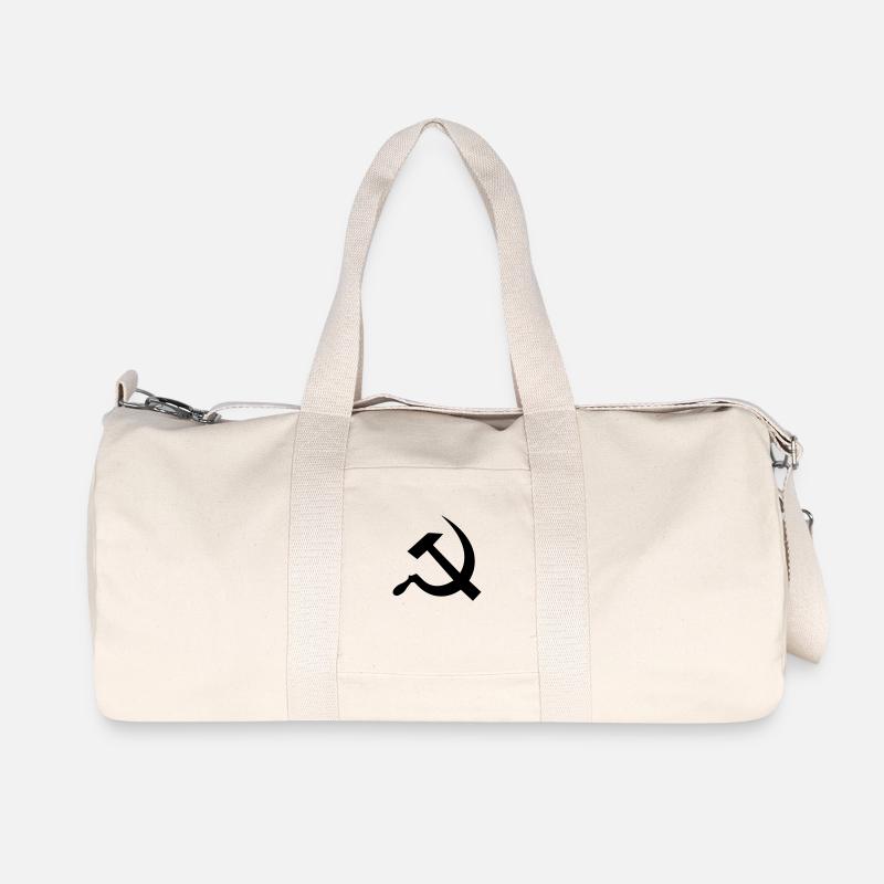 hammer_and_sickle - Recycelte Canvas-Sporttasche von Stanley/Stella - Naturweiß