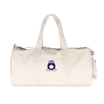 Pinguin nichts reden stumm Hände halten Mund zu - Recycelte Canvas-Sporttasche von Stanley/Stella - Naturweiß - Vorne