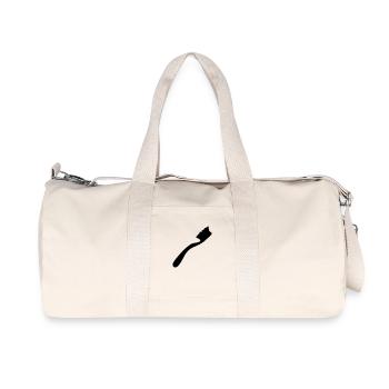 Toothbrush - Recycled Canvas Sports Bag by Stanley/Stella - natural - Front