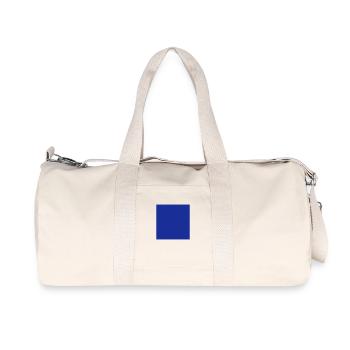 Quadrat - Recycelte Canvas-Sporttasche von Stanley/Stella - Naturweiß - Vorne