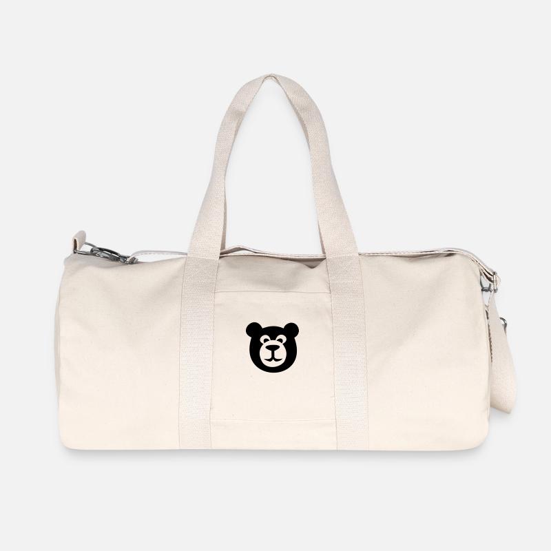 BÄR - Recycelte Canvas-Sporttasche von Stanley/Stella - Naturweiß