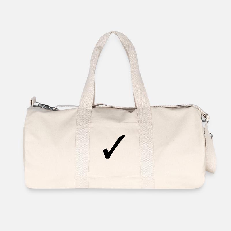 Haken - Recycelte Canvas-Sporttasche von Stanley/Stella - Naturweiß