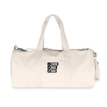 SBR Block 2 - Recycled Canvas Sports Bag by Stanley/Stella - natural - Front