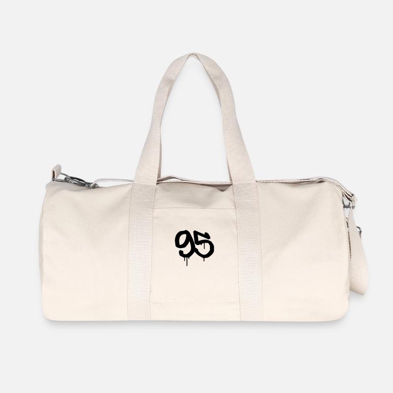 Tag : 95 - Recycelte Canvas-Sporttasche von Stanley/Stella - Naturweiß