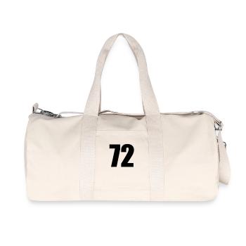 72 - Recycled Canvas Sports Bag by Stanley/Stella - natural - Front