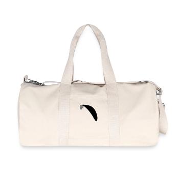Canopy - Sac de sport en toile recyclée Stanley/Stella - blanc naturel - Devant