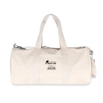 Doctor - Recycelte Canvas-Sporttasche von Stanley/Stella - Naturweiß - Vorne